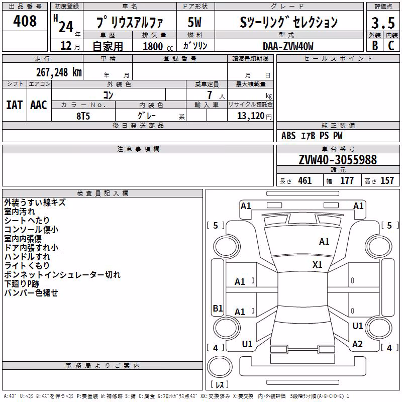 TOYOTA PRIUS ALPHA