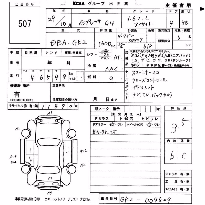 SUBARU IMPREZA