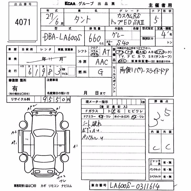 DAIHATSU TANTO