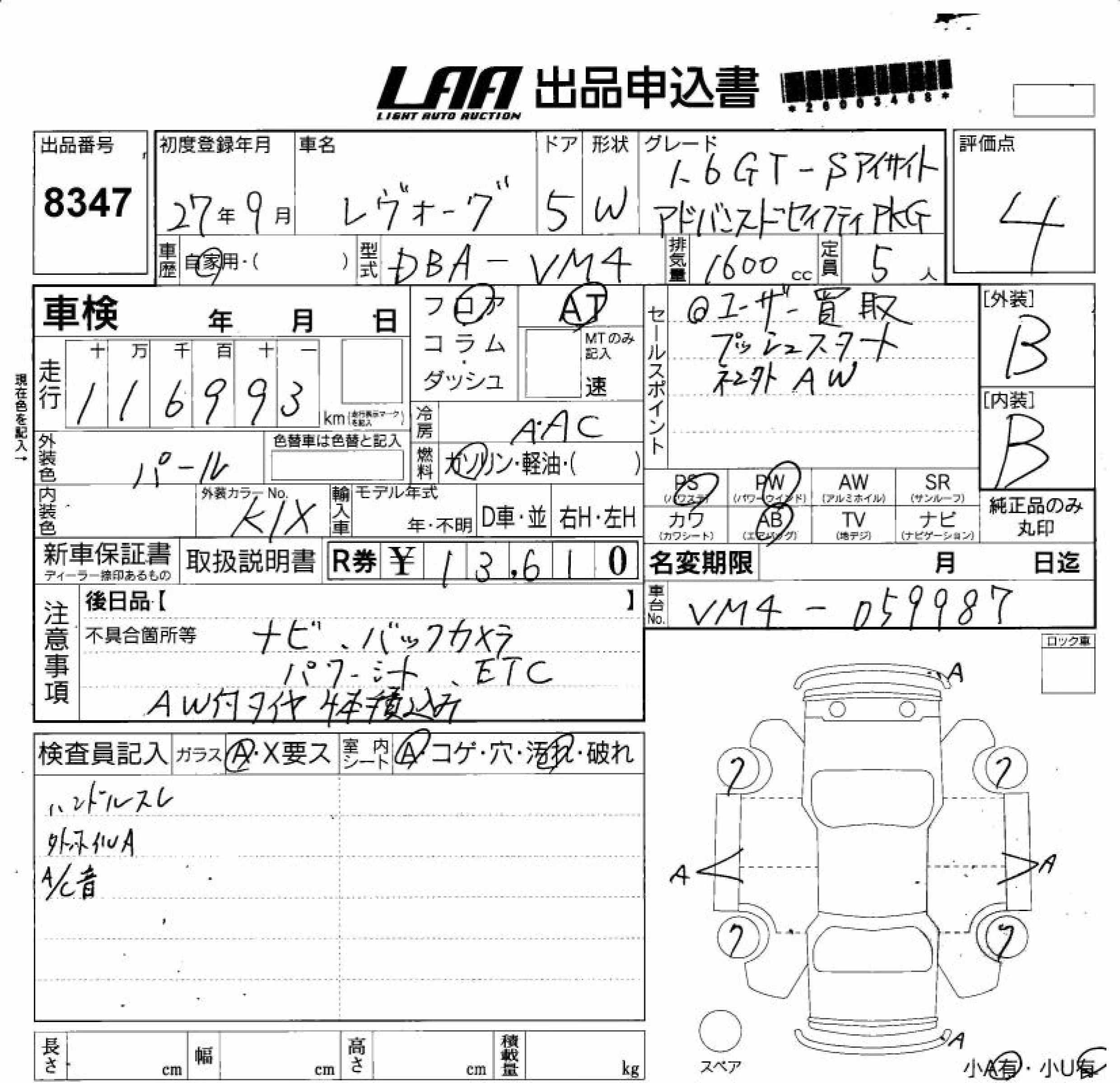 SUBARU LEVORG