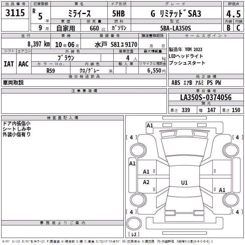 DAIHATSU MIRA E:S