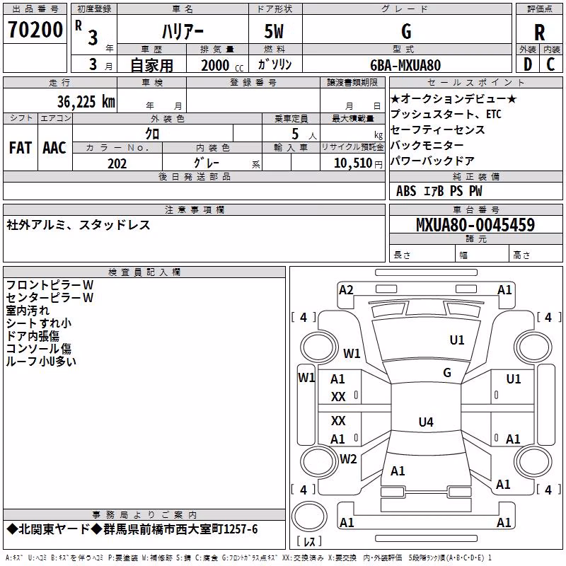 TOYOTA HARRIER