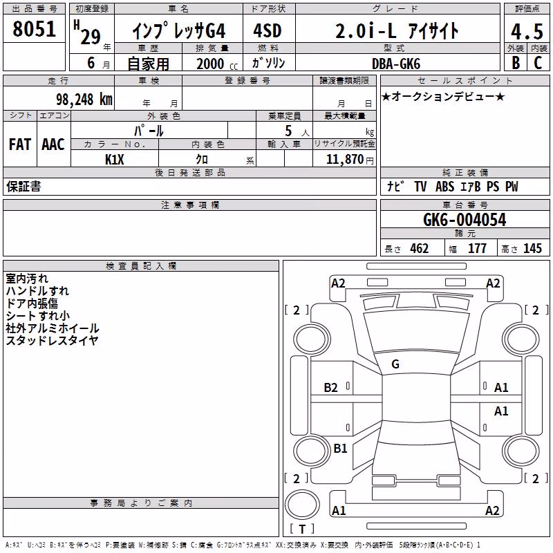SUBARU IMPREZA