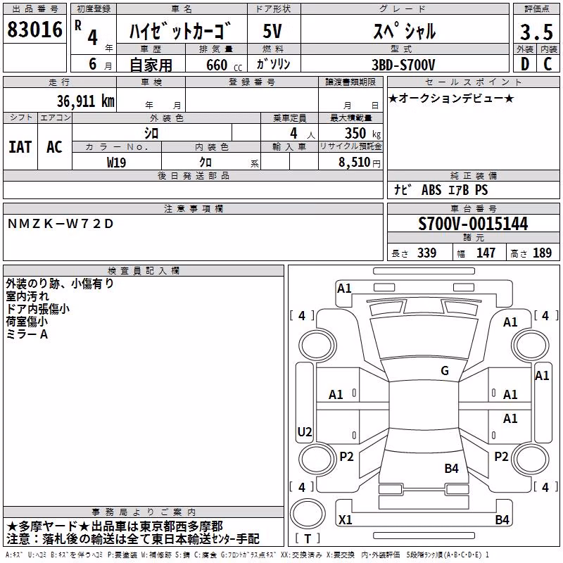 DAIHATSU ATRAI