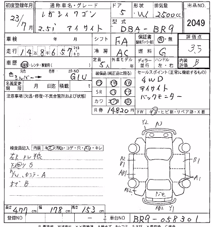 SUBARU LEGACY