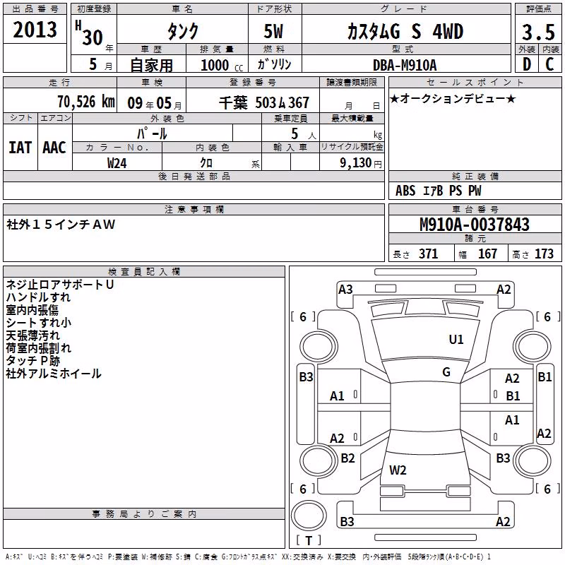 TOYOTA TANK