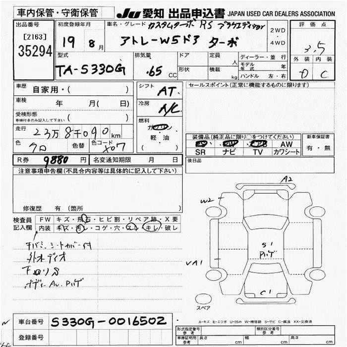 DAIHATSU ATRAI