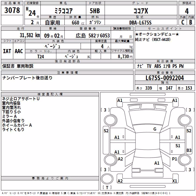 DAIHATSU MIRA COCOA