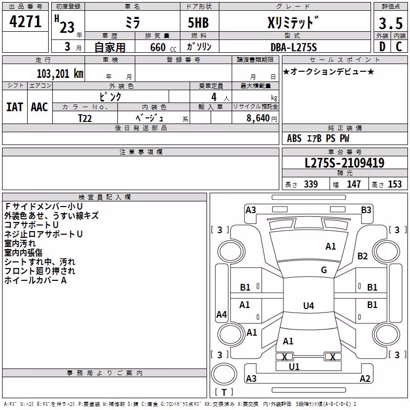 DAIHATSU MIRA
