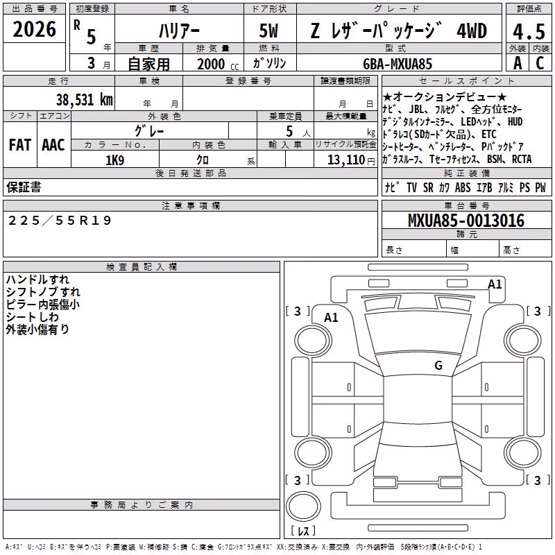 TOYOTA HARRIER