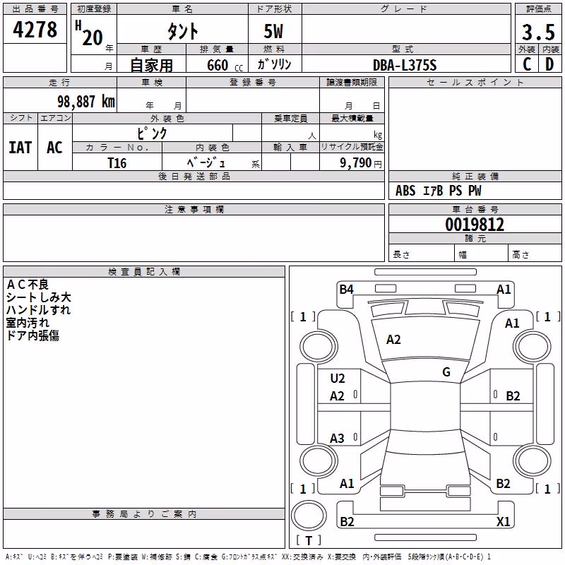 DAIHATSU TANTO