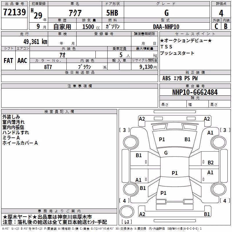 TOYOTA AQUA