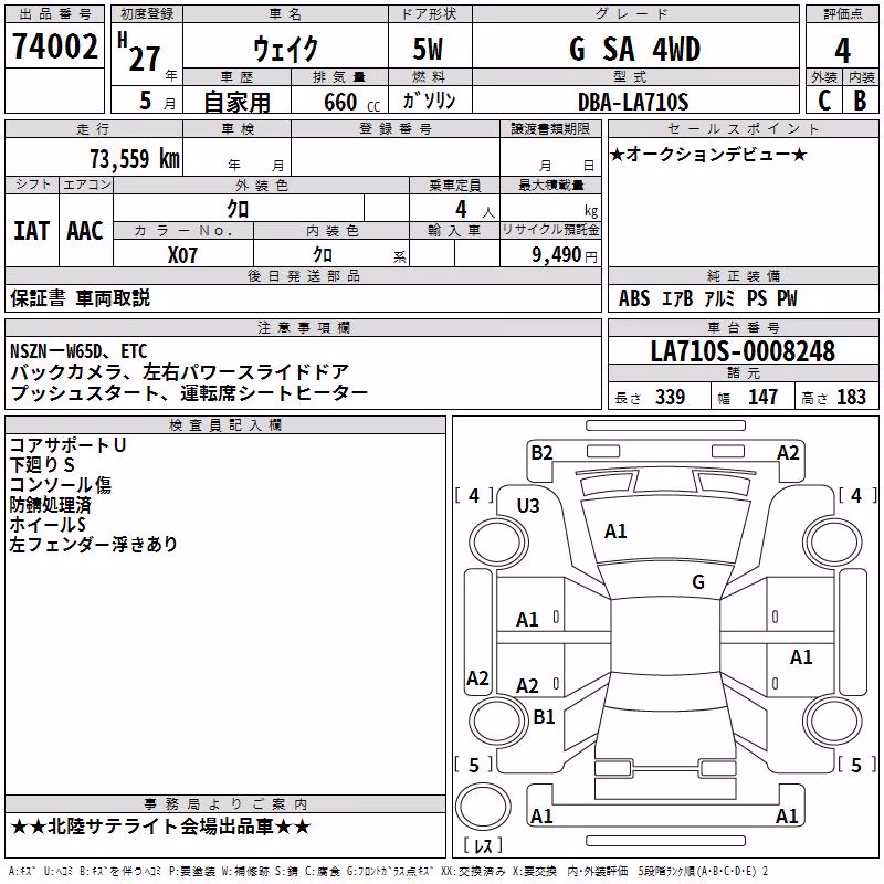 DAIHATSU WAKE