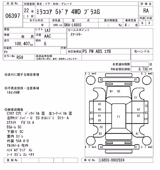 DAIHATSU MIRA COCOA