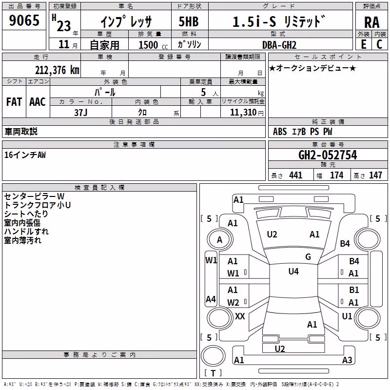 SUBARU IMPREZA