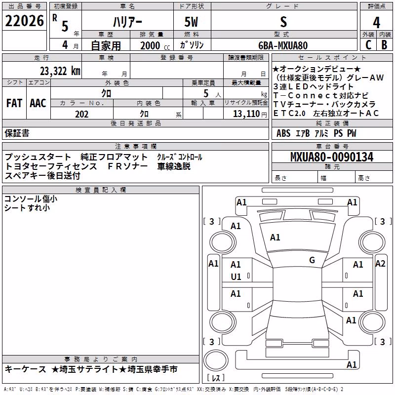TOYOTA HARRIER