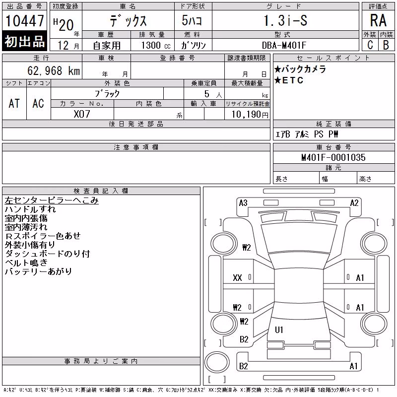 SUBARU DEX