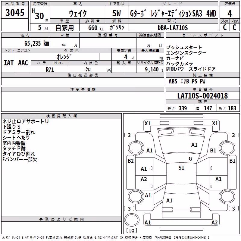 DAIHATSU WAKE