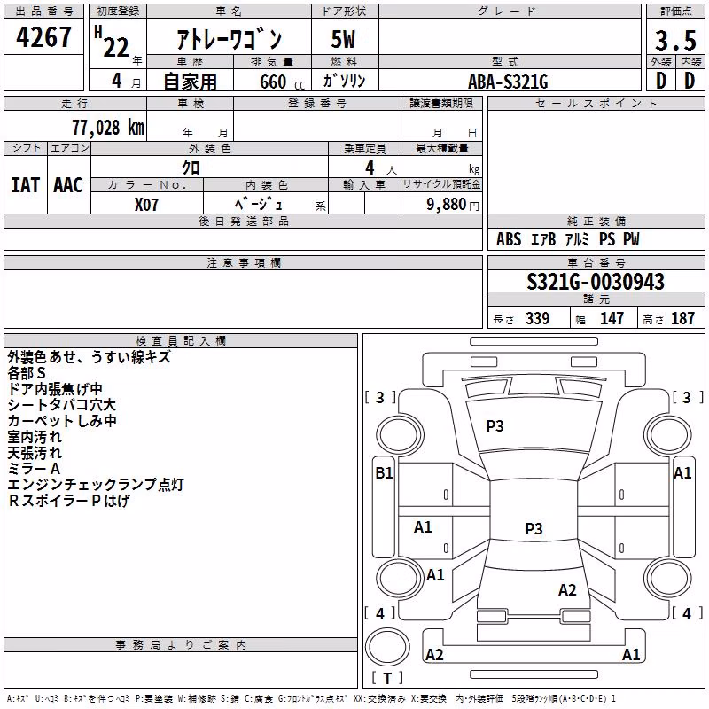 DAIHATSU ATRAI