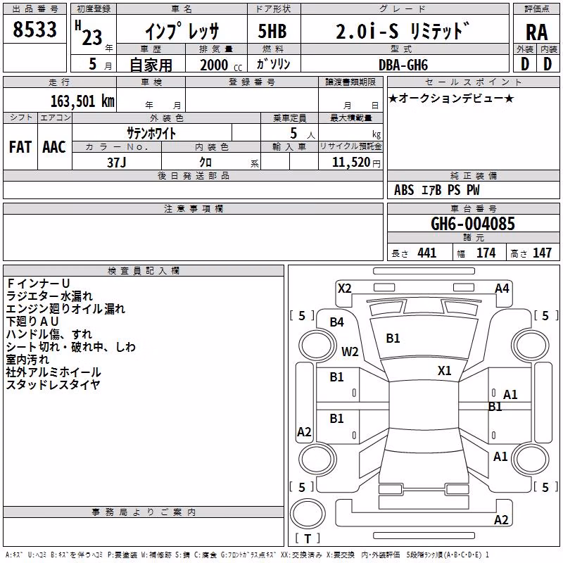 SUBARU IMPREZA