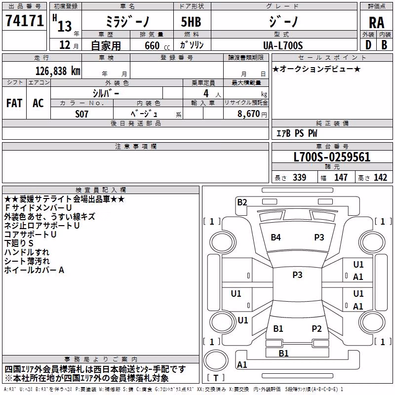 DAIHATSU MIRA GINO