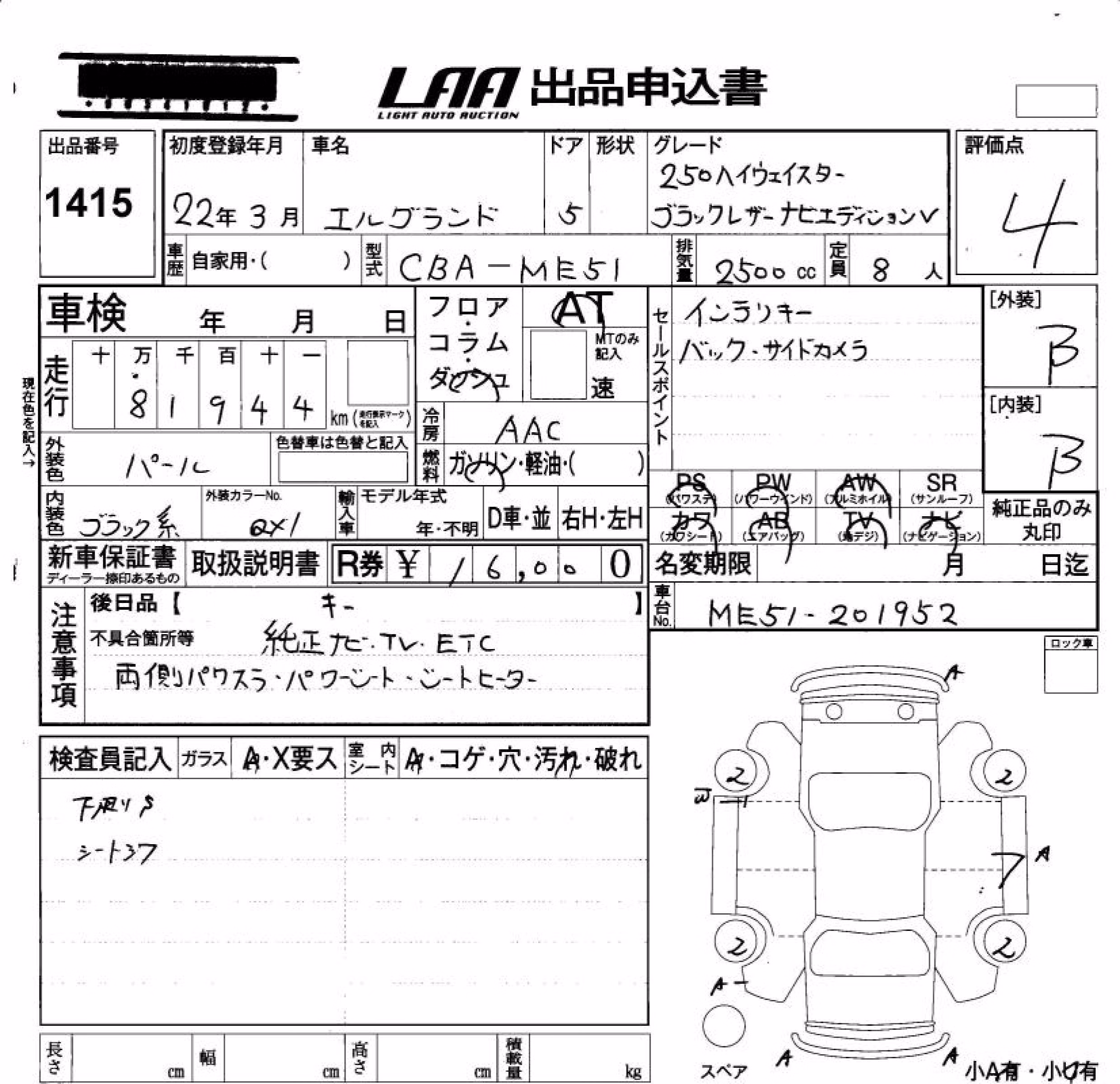 NISSAN ELGRAND