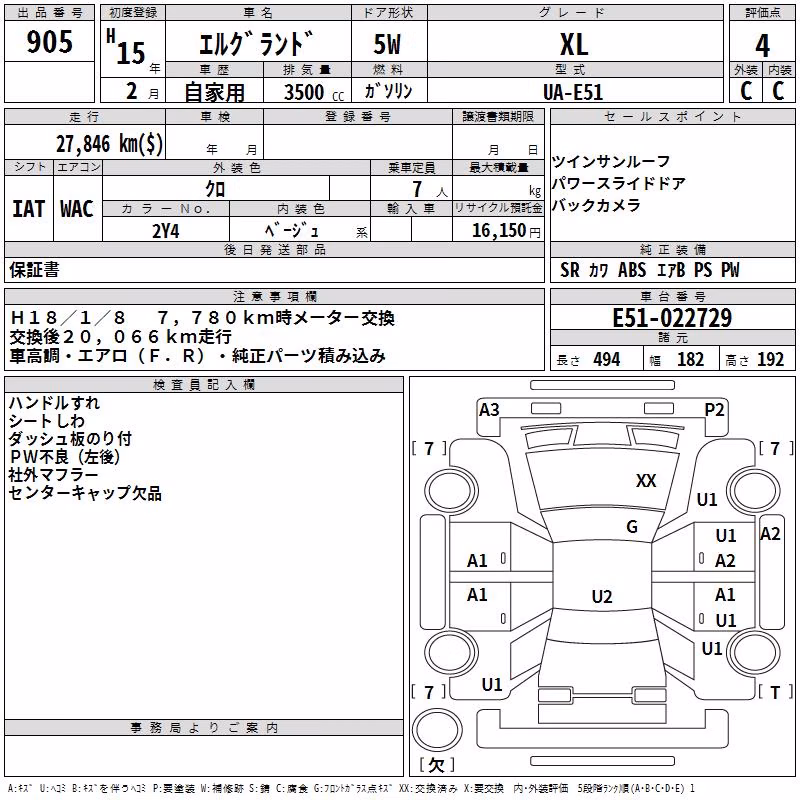 NISSAN ELGRAND