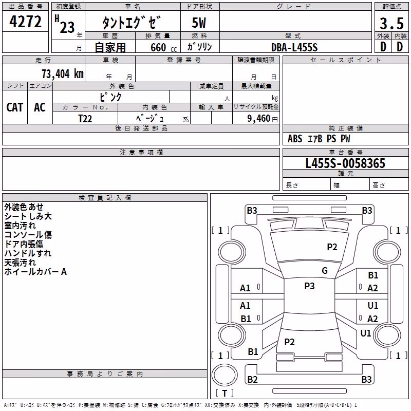 DAIHATSU TANTO EXE