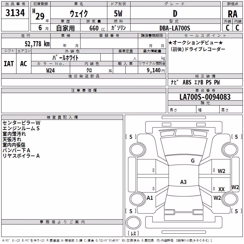 DAIHATSU WAKE