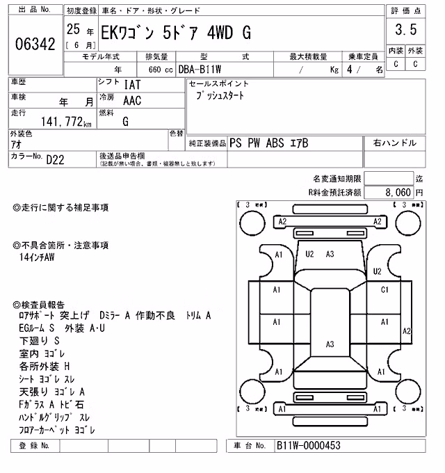 MITSUBISHI EK WAGON