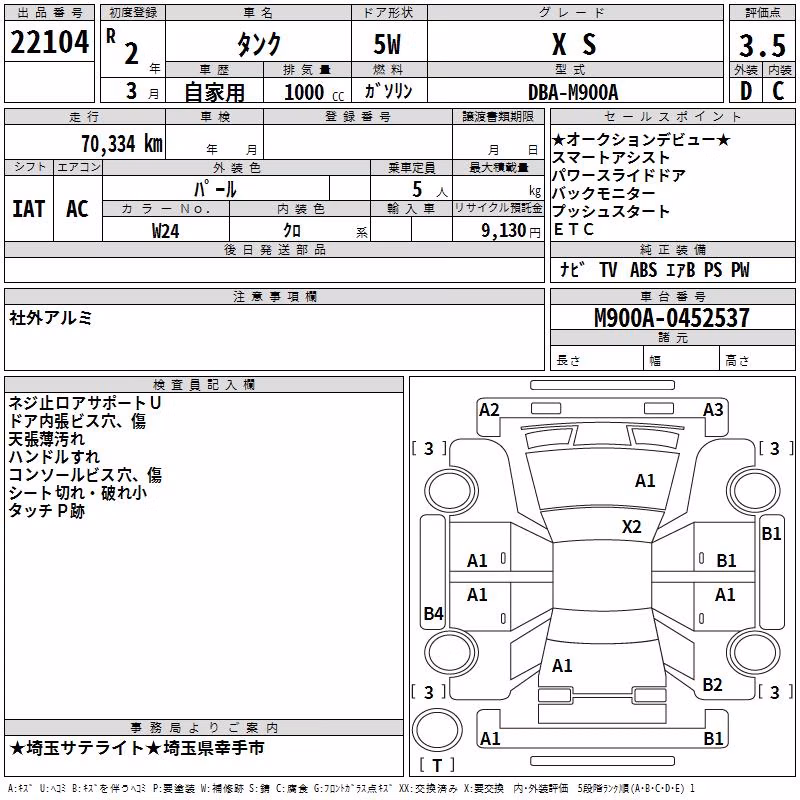 TOYOTA TANK