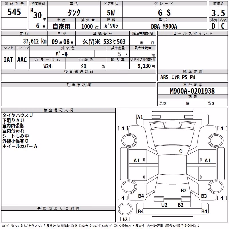 TOYOTA TANK