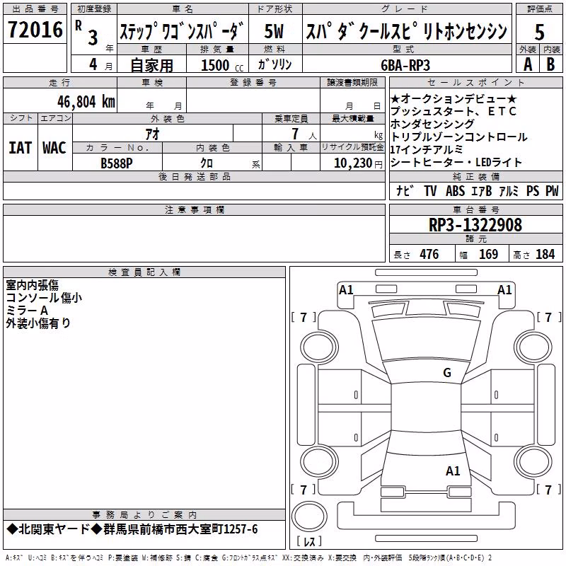 HONDA STEPWGN