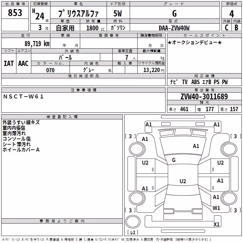 TOYOTA PRIUS ALPHA