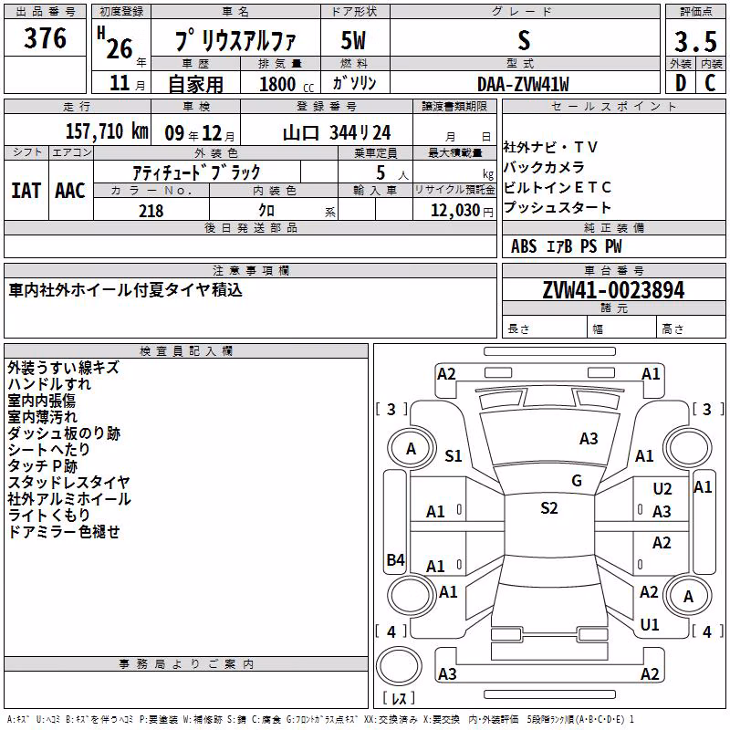 TOYOTA PRIUS ALPHA