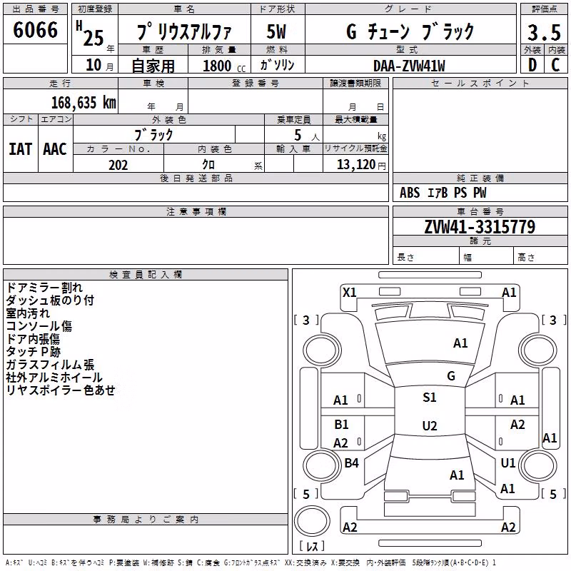 TOYOTA PRIUS ALPHA