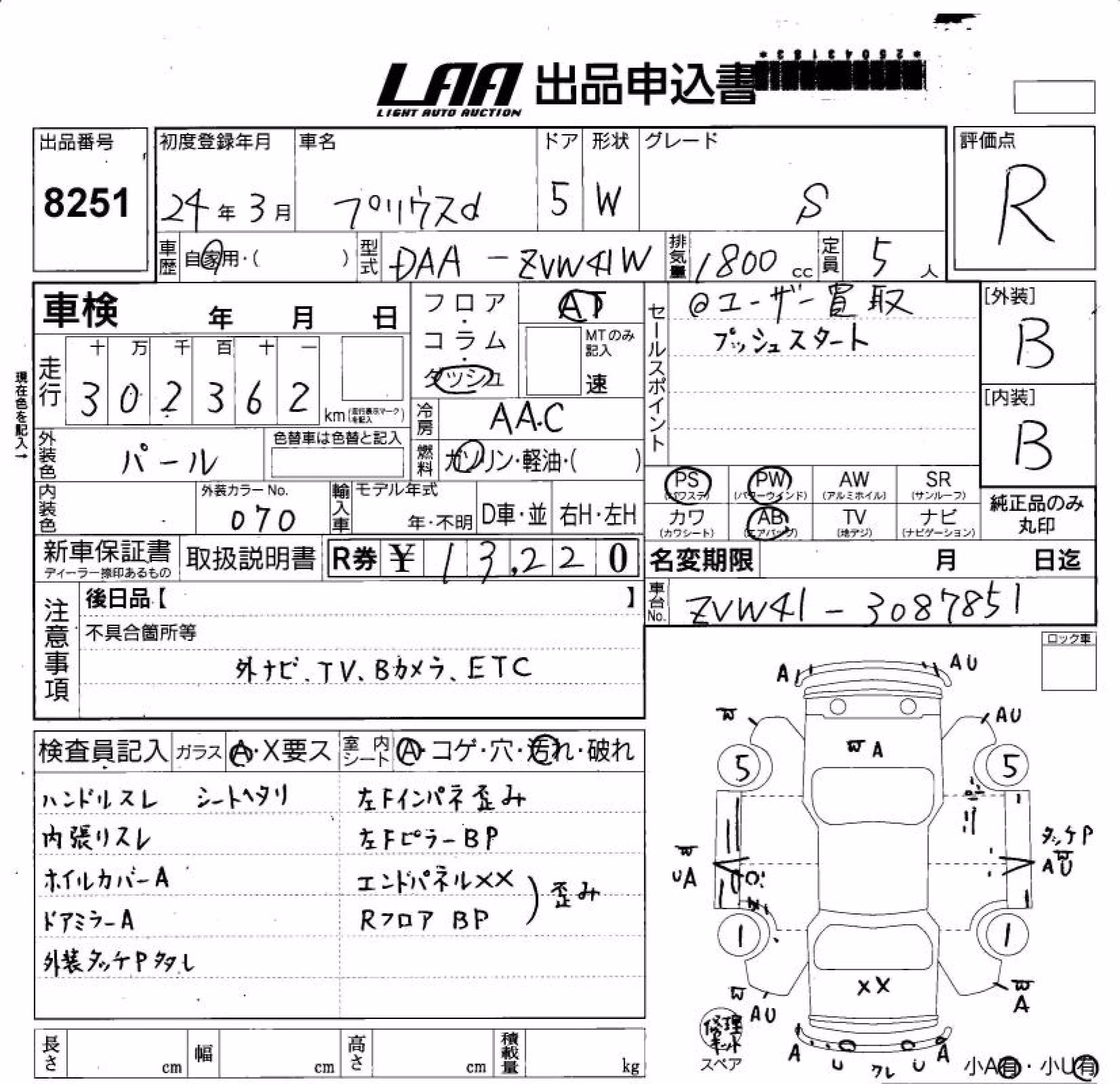 TOYOTA PRIUS ALPHA
