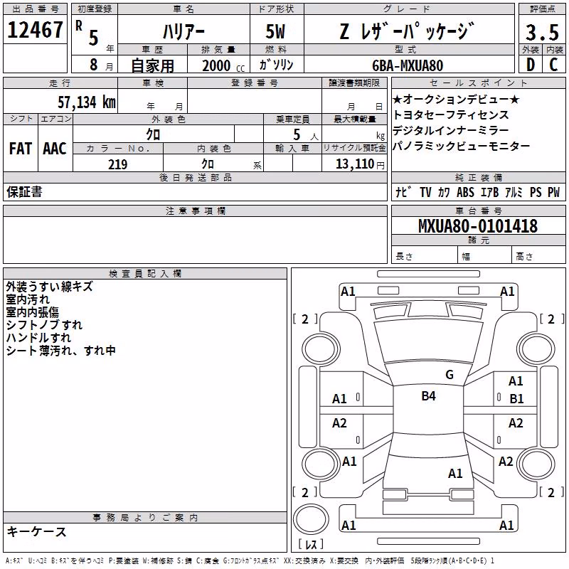 TOYOTA HARRIER