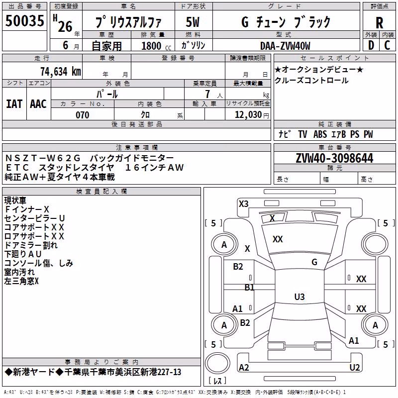 TOYOTA PRIUS ALPHA