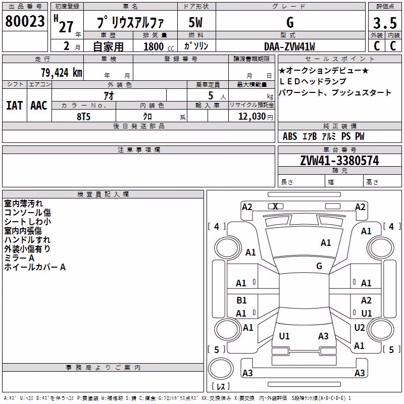 TOYOTA PRIUS ALPHA