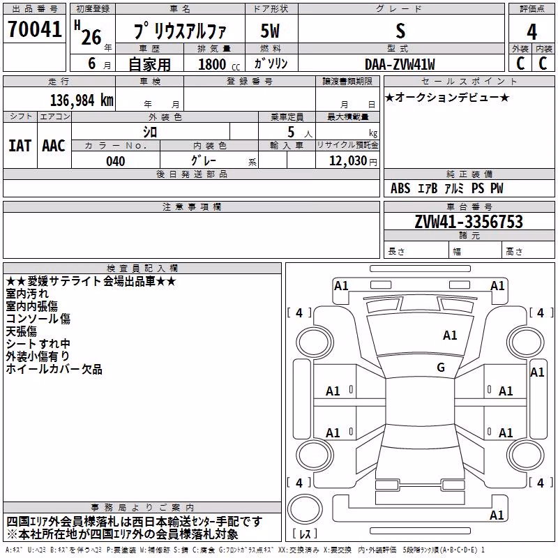 TOYOTA PRIUS ALPHA