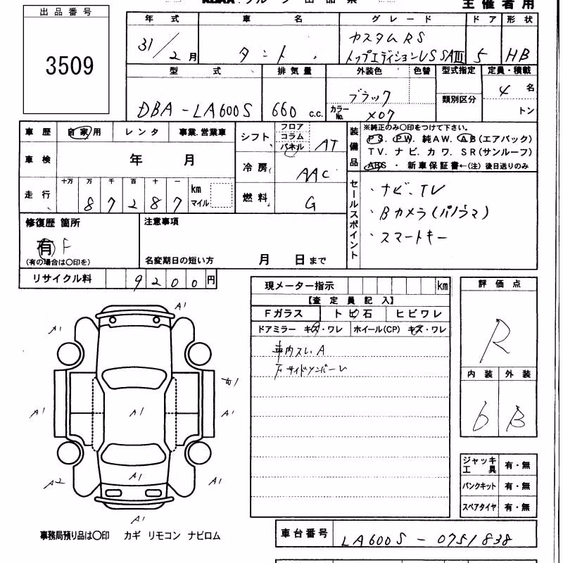 DAIHATSU TANTO