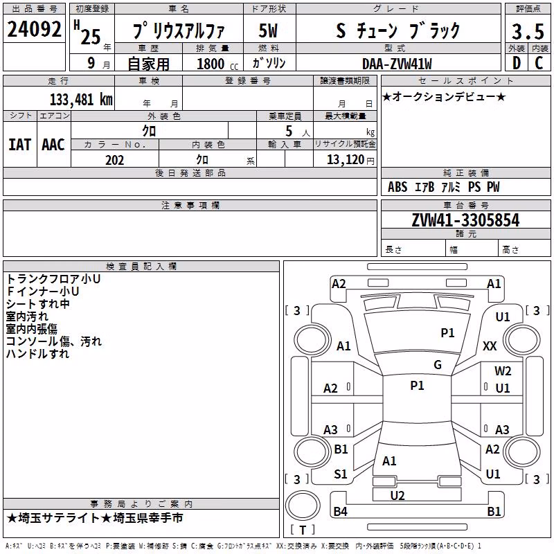 TOYOTA PRIUS ALPHA