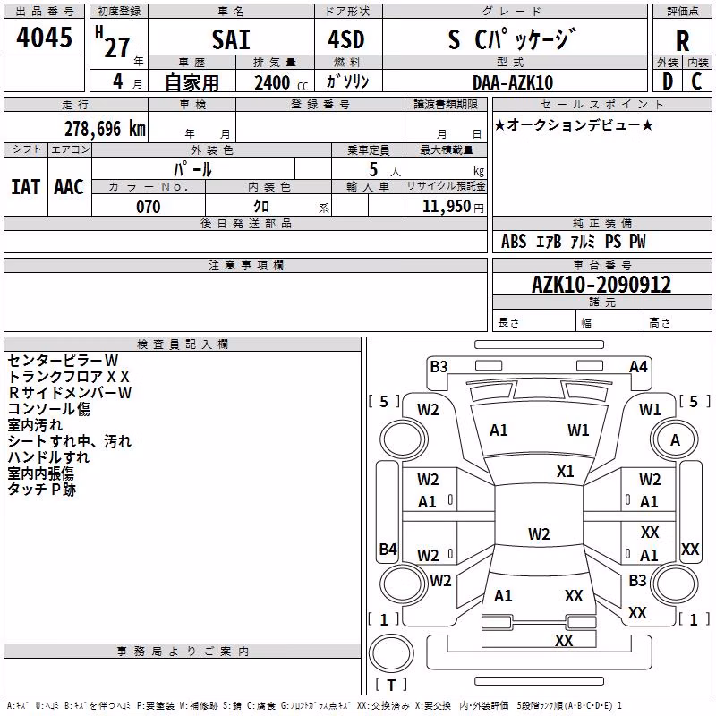 TOYOTA SAI