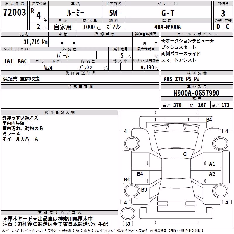 TOYOTA ROOMY