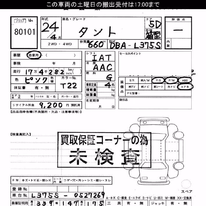 DAIHATSU TANTO