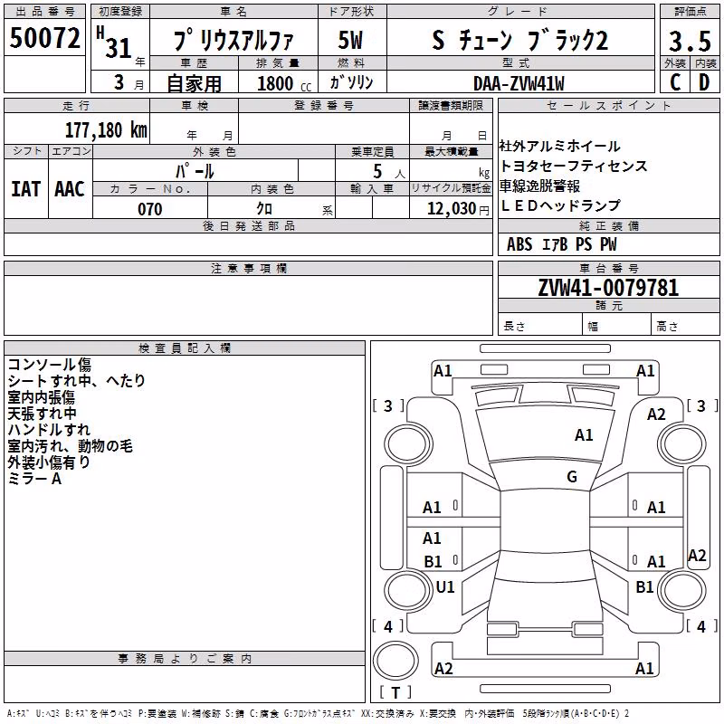 TOYOTA PRIUS ALPHA