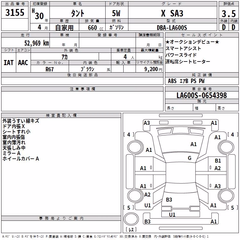 DAIHATSU TANTO