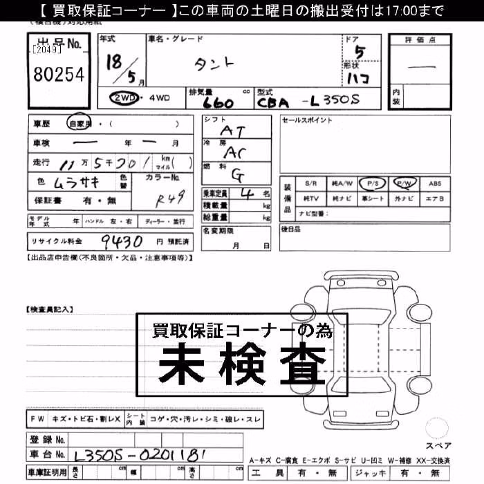 DAIHATSU TANTO