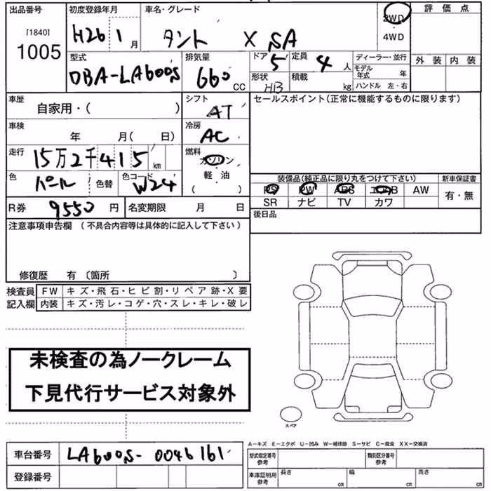 DAIHATSU TANTO